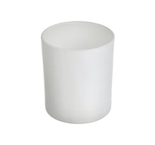 Load image into Gallery viewer, matte white candle jar
