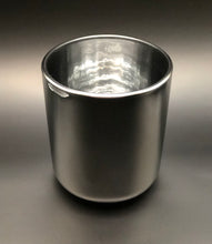 Load image into Gallery viewer, electroplated gun metal candle making jar
